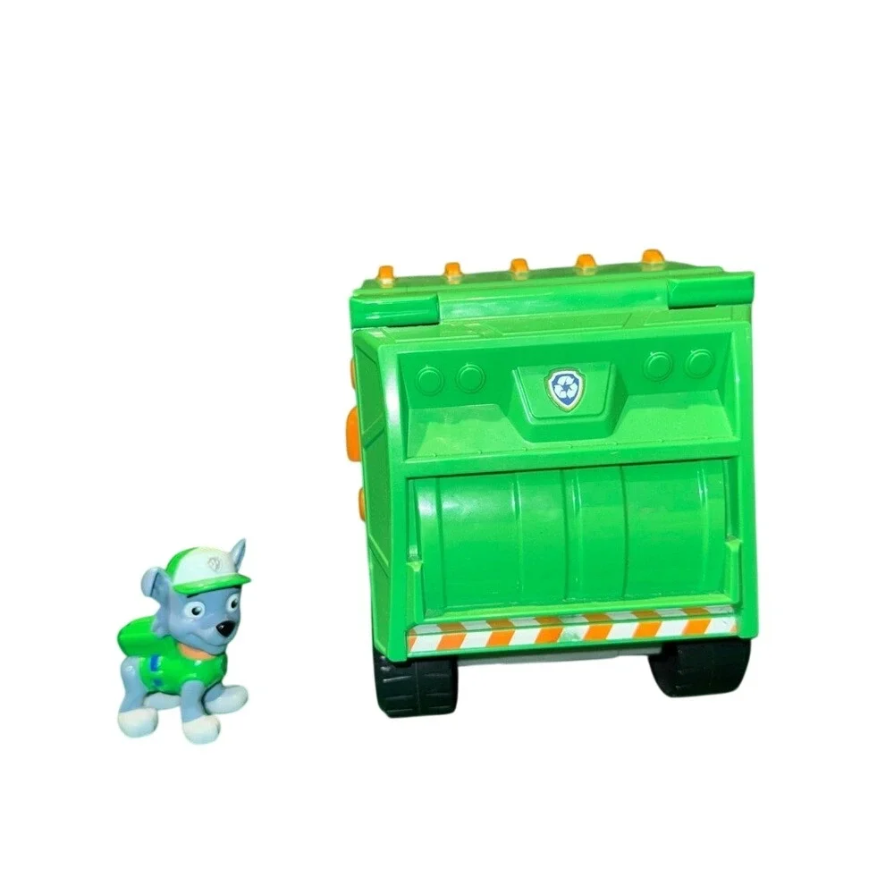 PAW Patrol Rocky's‎ Crush N' Roll Recycling Truck with Rocky Action Figure Green